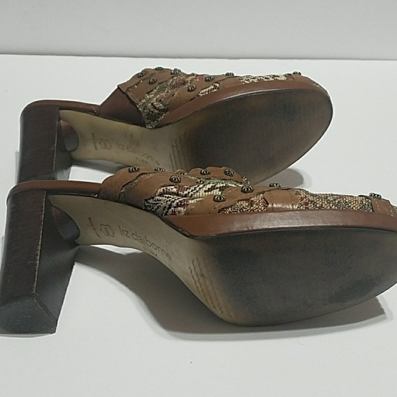 Liz Claiborne Philomena Heeled Mules - Picture 4 of 7